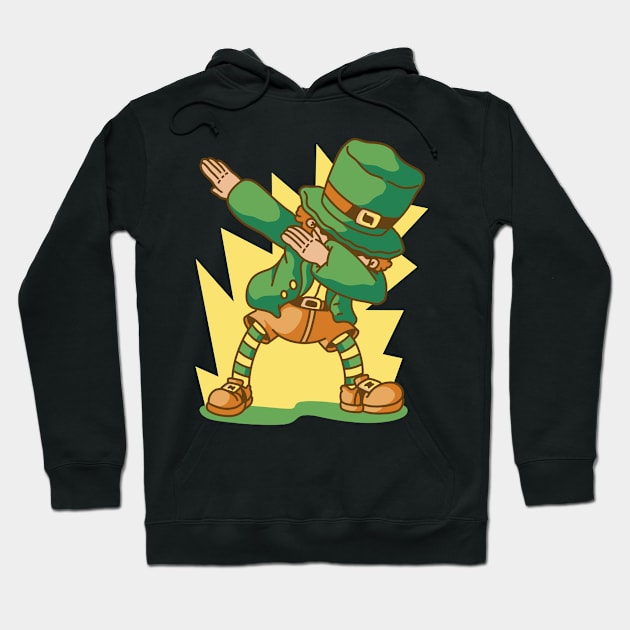 Leprechaun Luck: Get Your Dab On! Hoodie by Life2LiveDesign